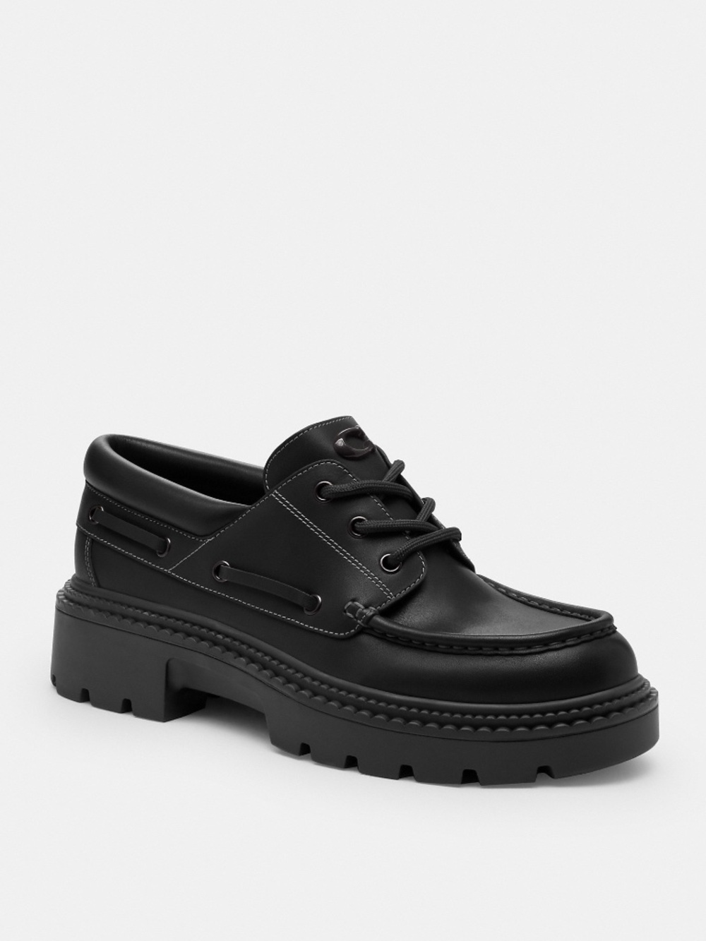Coach Outlet Men's Lug Sole Boat Shoe Size 10 - Picture 1 of 3